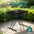 30 Inch Folding Table TV Tray, Portable Adjustable Height, X-shaped Frame Portable Work Table, Utility Foldable Desk for Small Spaces, Laptop & Couch, Camping, Pink