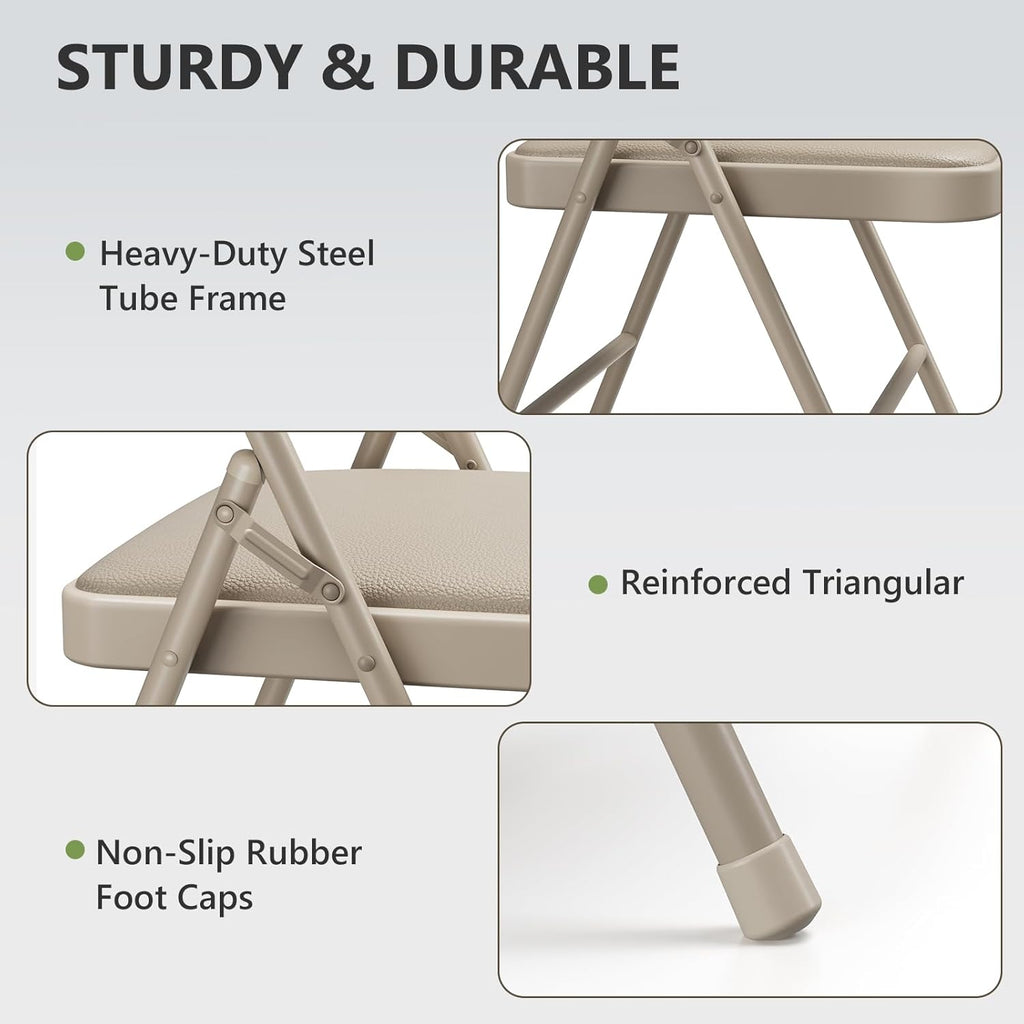 Folding Chairs 8 Pack