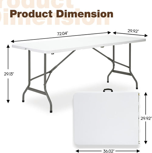 Folding Table 6ft