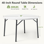 Folding Round Table
