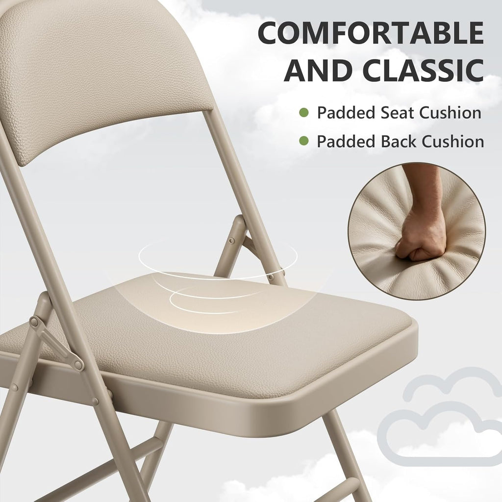 Folding Chairs 8 Pack
