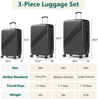 Luggage Sets 3 Piece