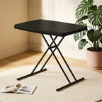 HaiNova Folding TV Tray Table, 30in Height Adjustable TV Tray for Laptop, Heavy Duty Utility Foldable Table for Small Spaces, Pink