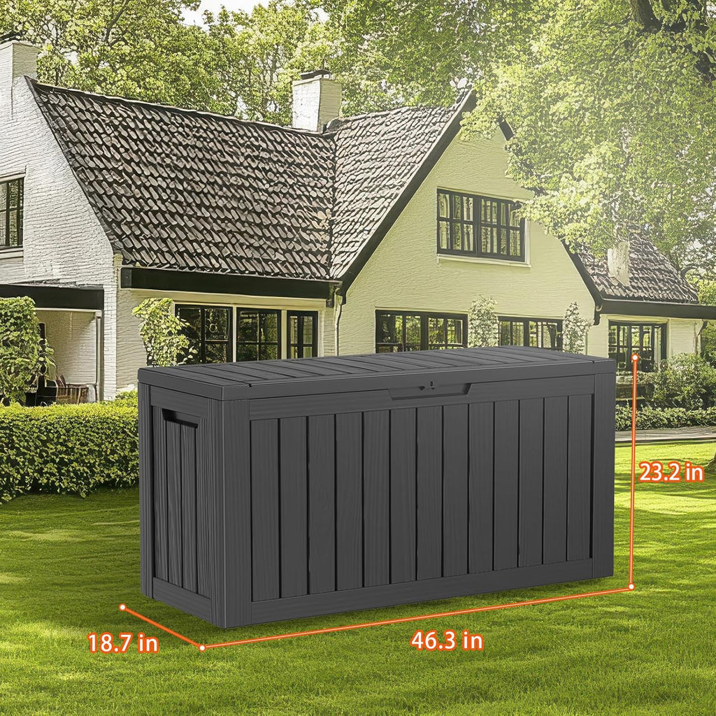 PatioZen 90 Gallon Resin Deck Box